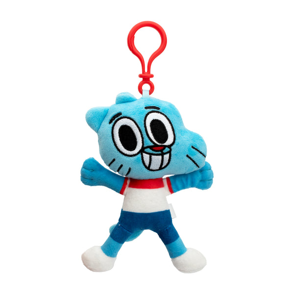 Amazing World of Gumball Blue Cartoon Cat Plush Keychain