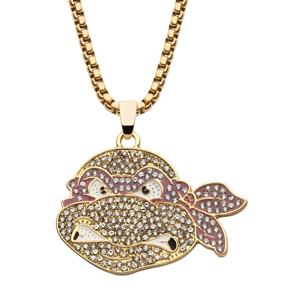 日本未入荷☆KING ICE☆TMNT x King Ice The Donatello Necklace TMNT x King Ice - Leonardo Necklace – merlettenyc563.com