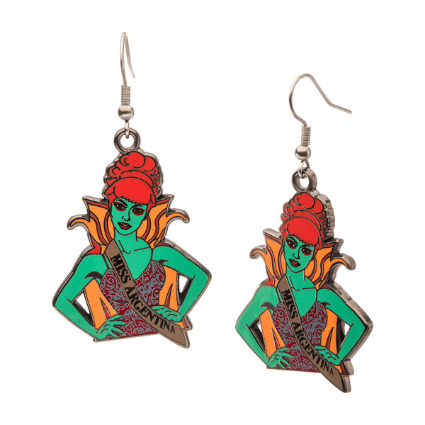Beetlejuice Miss Argentina Receptionist Earrings