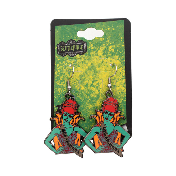 Beetlejuice Miss Argentina Receptionist Earrings