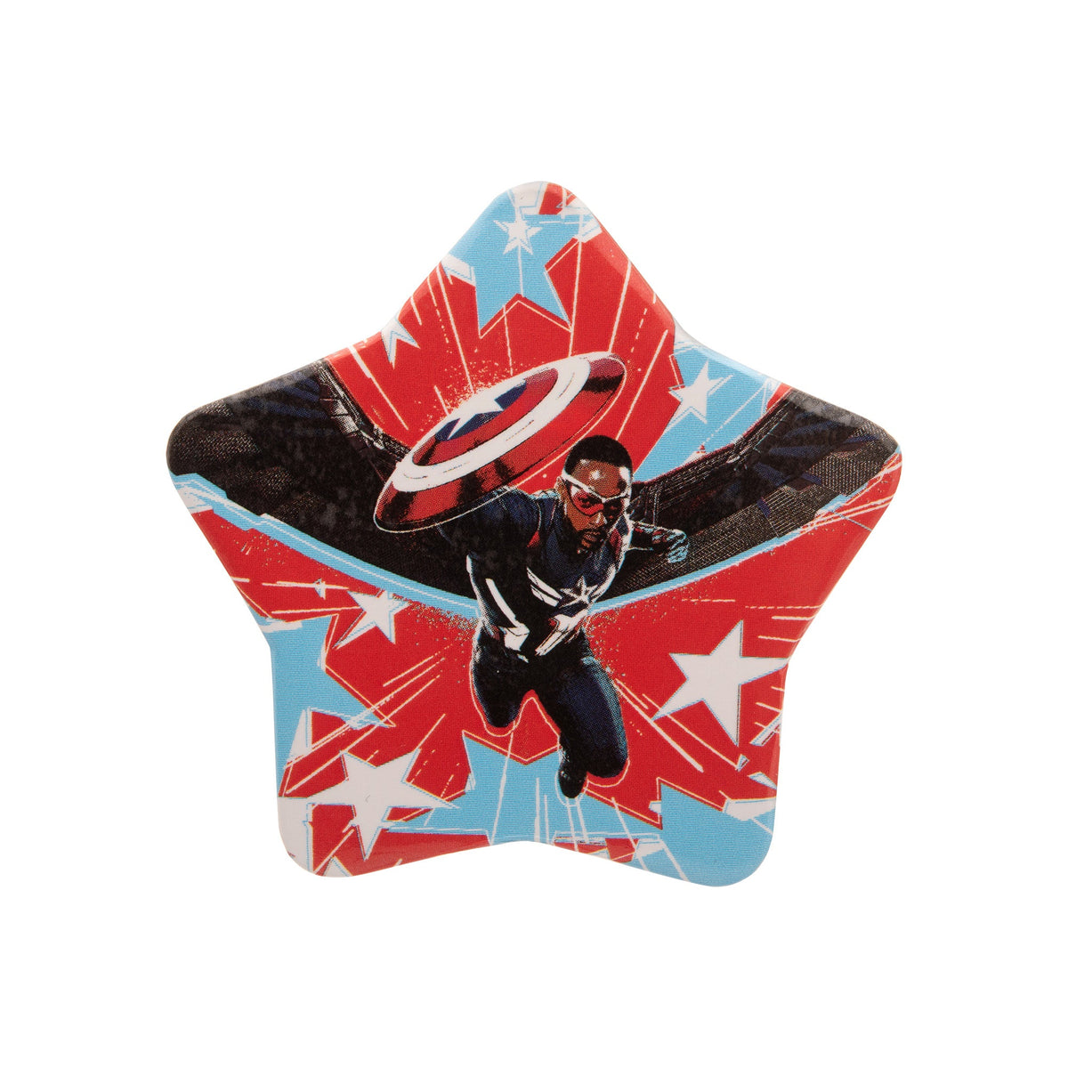 Marvel Captain America Red Star Button Pin