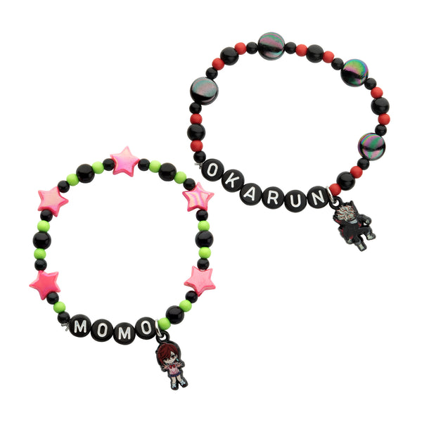 Dandadan Momo & Okarun Chibi Best Friend Bead Bracelet Set