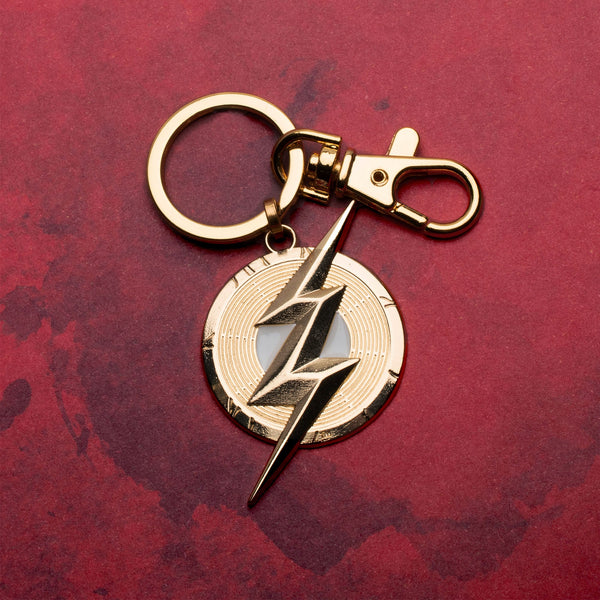 DC Comics The Flash Logo Chest Keychain
