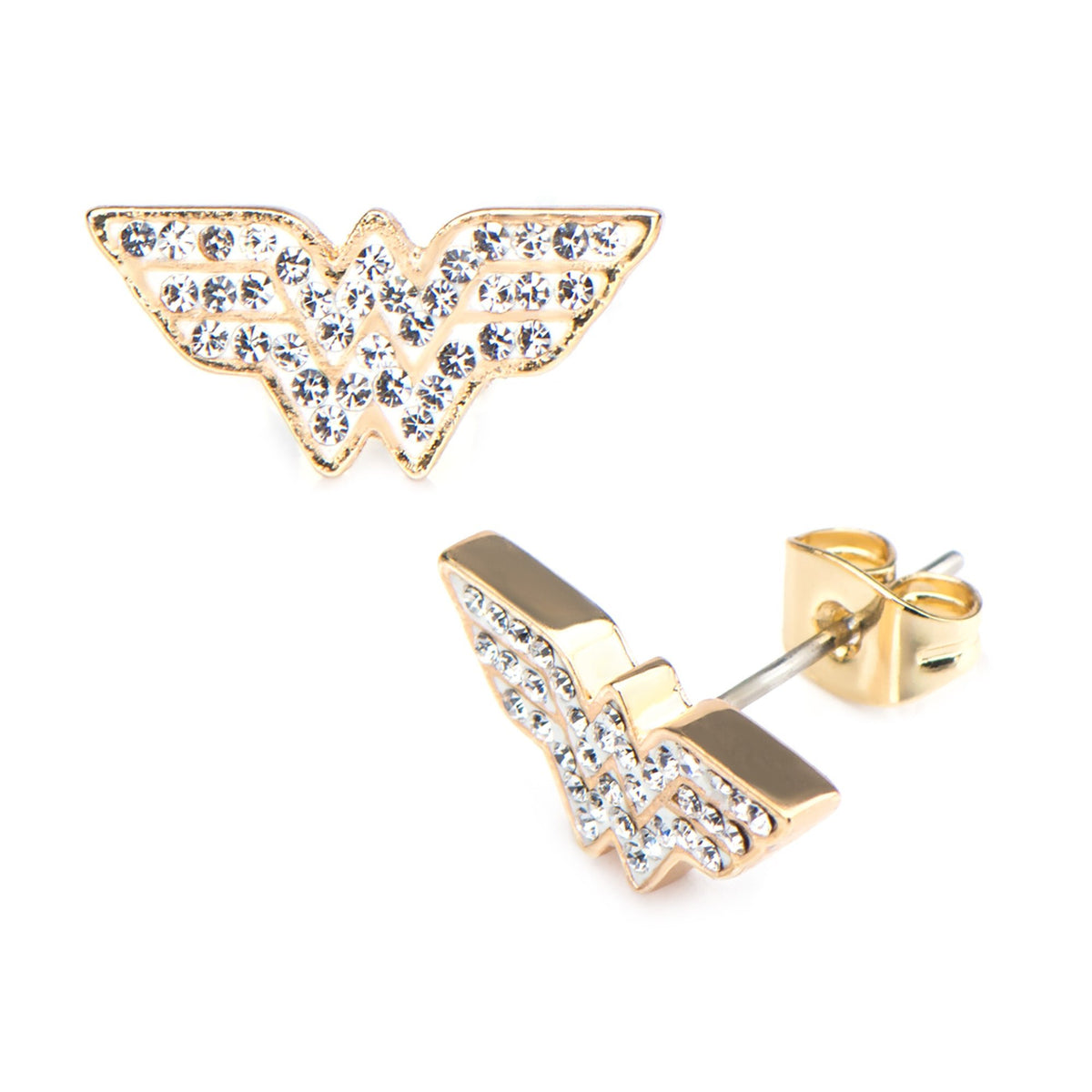 DC Comics Wonder Woman Logo Stud Earrings