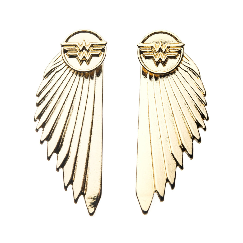 DC Comics Wonder Woman Wing Stud Earrings Jewelry Brands Shop