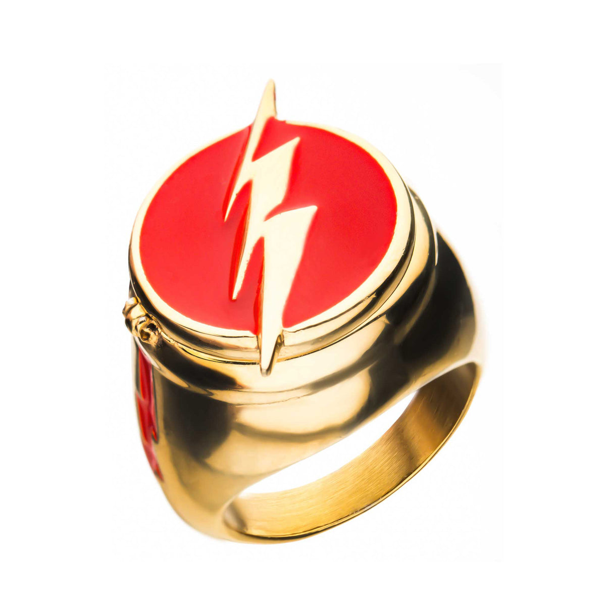 DC Comics Flash Ring with Costume Flip Lid Ring