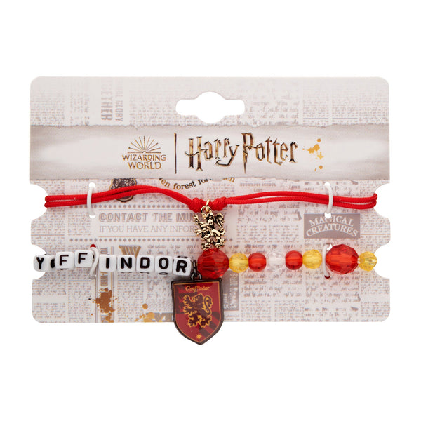 Harry Potter Gryffindor Bracelet Set
