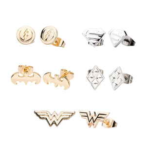 DC Comics Earrings Set (5pcs)