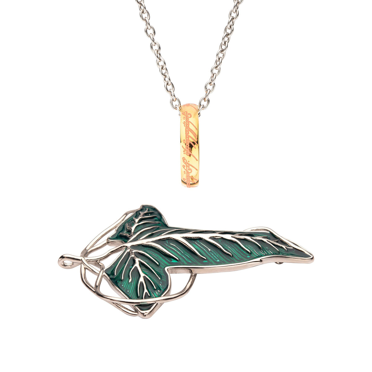 The Lord of the Rings Necklace and Frodo's Brooch Set