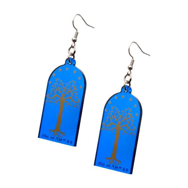 The Lord of the Rings Tree Gondor Window Dangle Earrings