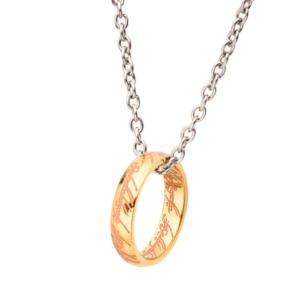 The Lord of the Rings The One Ring in a Chain Necklace