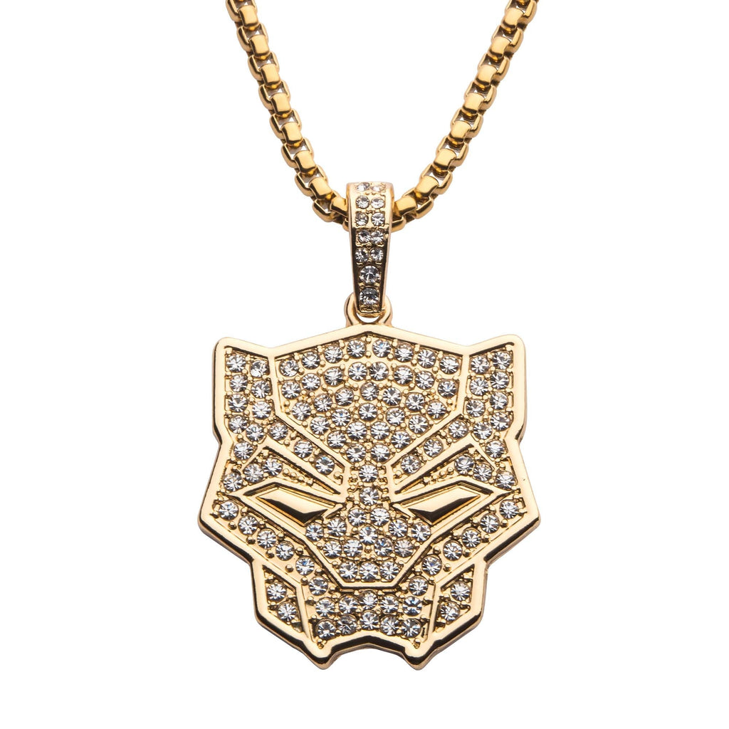値下不可 Black Panther Necklace & Charm Marvel Avengers: Black Panther Pendant Charm Necklace