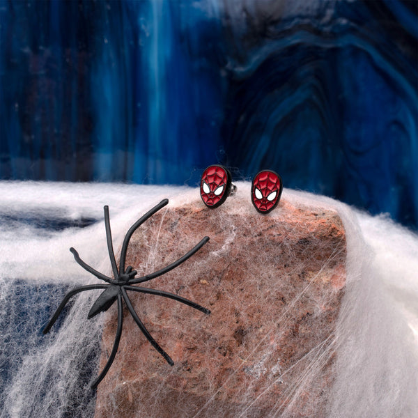 Marvel Spider-Man Face Stud Earrings