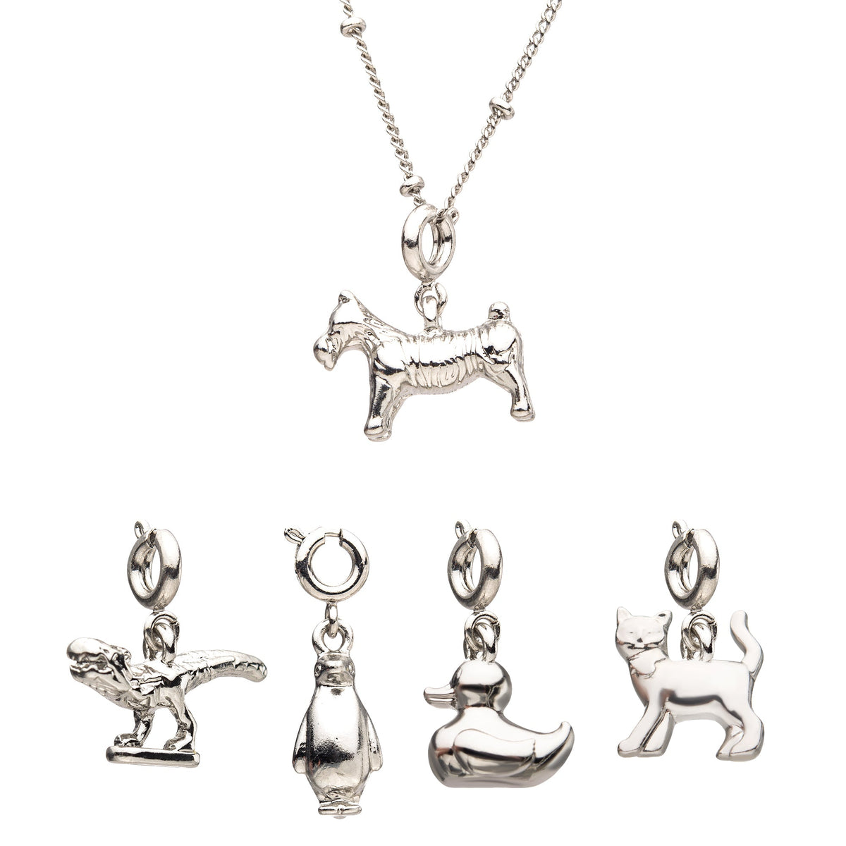 Monopoly Interchangeable Animal Tokens Necklace