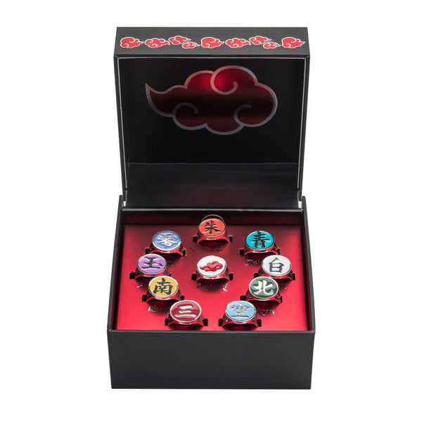 Naruto Akatsuki 10-Ring Collector's Box Set