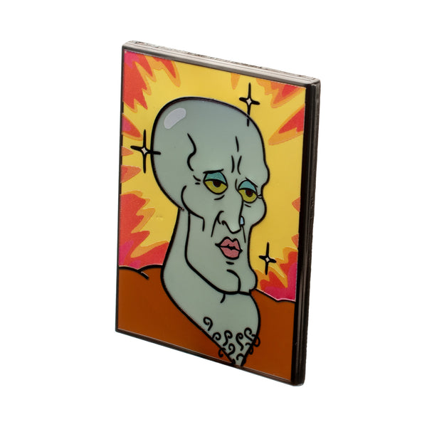 SpongeBob SquarePants Handsome Squidward Enamel Pin