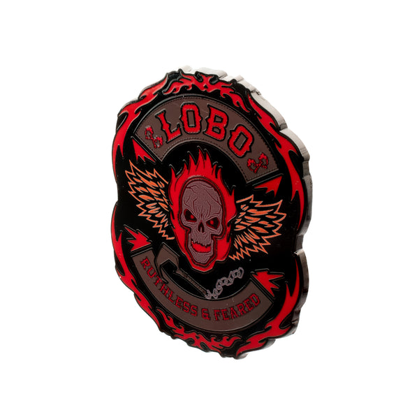 Supergirl Lobo Logo Enamel Pin