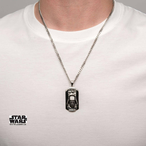 Star Wars 3D Darth Vader Dog Tag Pendant Necklace