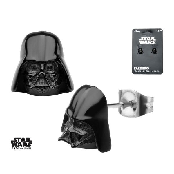 Star Wars 3D Darth Vader Stud Earrings