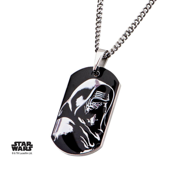 Star Wars Episode 7 Epidsode 7 Kylo Ren Dog Tag Pendant Necklace