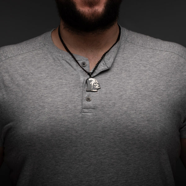Star Wars Etched Darth Vader Pendant Necklace