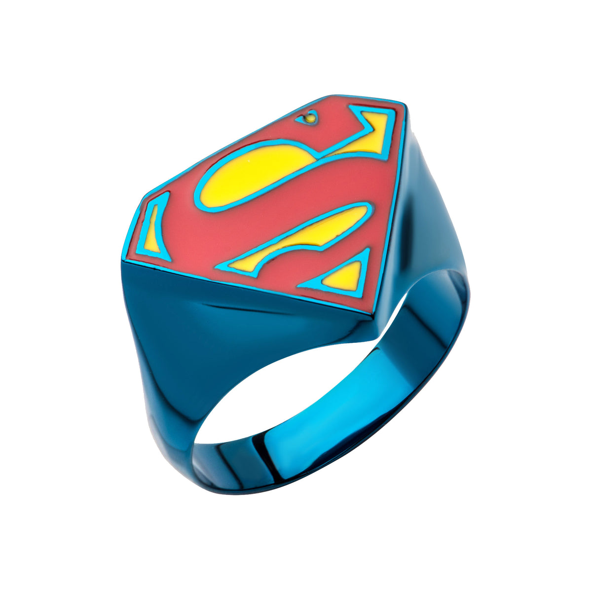 DC Comics Superman Logo Blue Ring