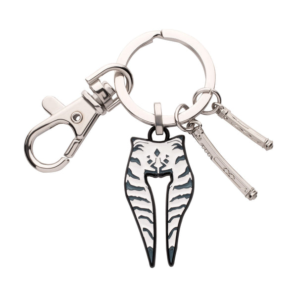 Star Wars Ahsoka Headdress and Charms Keychain