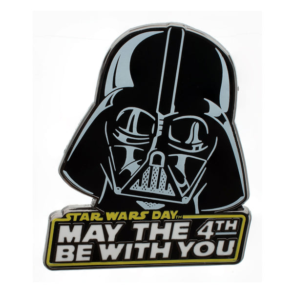 Star Wars May the 4th Vader Helmet Enamel Pin