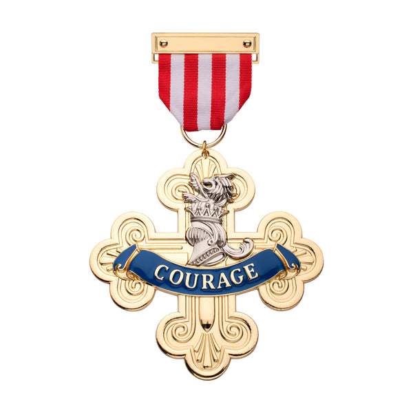The Wizard of Oz Cowardly Lion's Medal of Courage Replica Pin
