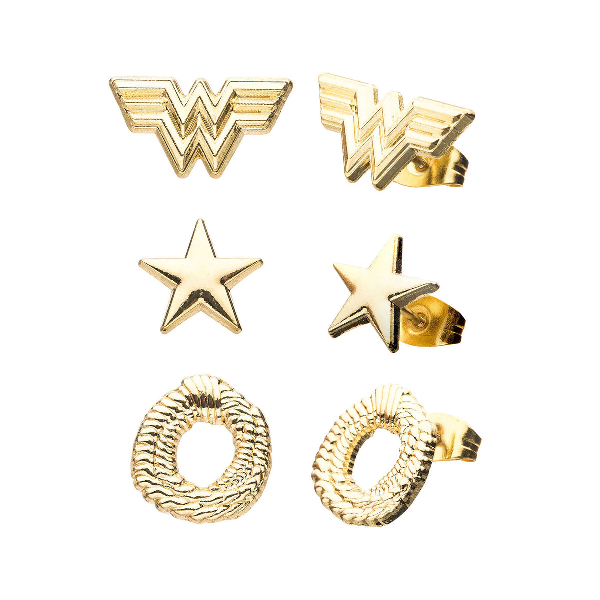 DC Comics Wonder Woman 1984 Earrings Set