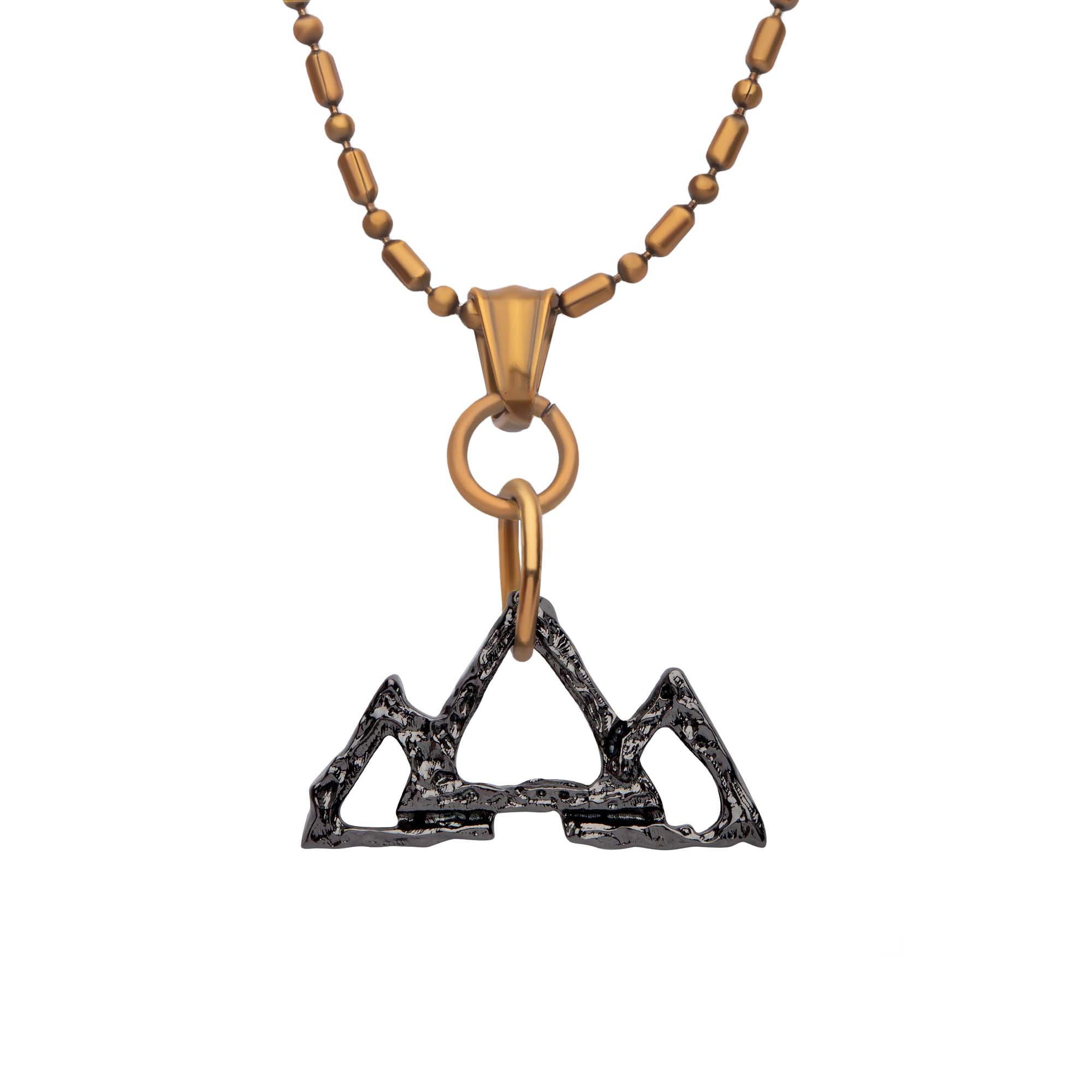 DC Comics Black Adam Logo Triple Triangle Pendant Necklace