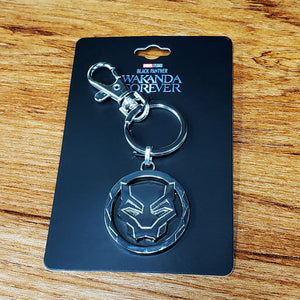 Black Panther: Wakanda Forever Panther Symbol Keychain
