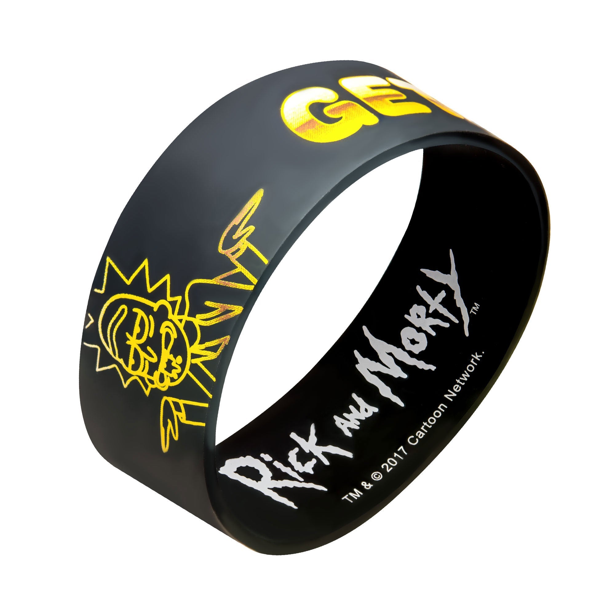 Cartoon Network Rick and Morty Rick Get Schwifty Rubber Bracelet