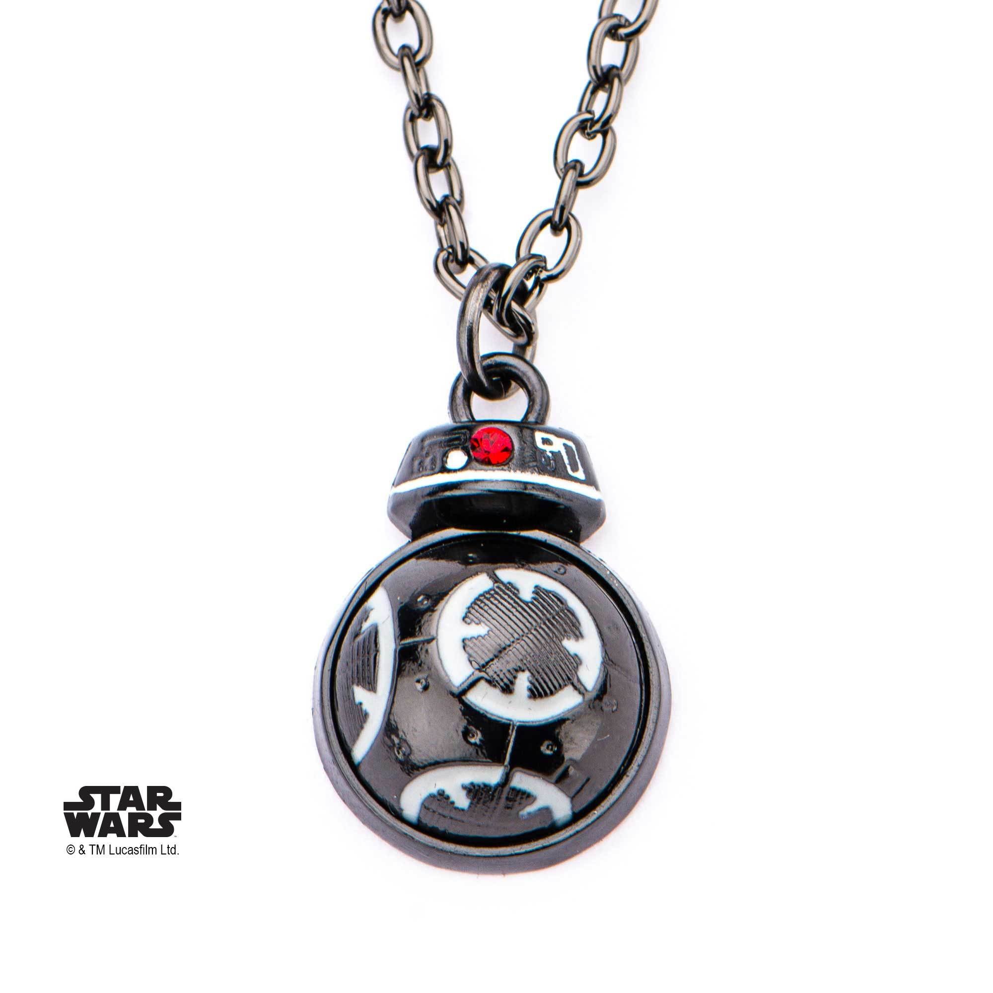Star Wars Episode 8 BB-9E Spinning Bottom Pendant Necklace