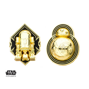 Star Wars Episode 8 BB-8 and R2-D2 Enamel Lapel Pin
