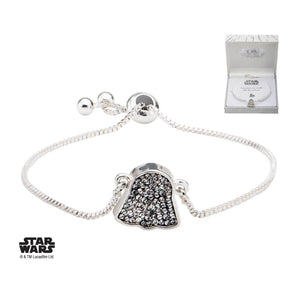 Star Wars Darth Vader with Clear Gem Bracelet
