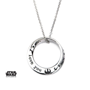 Star Wars "I love you. I know." Mobius Necklace