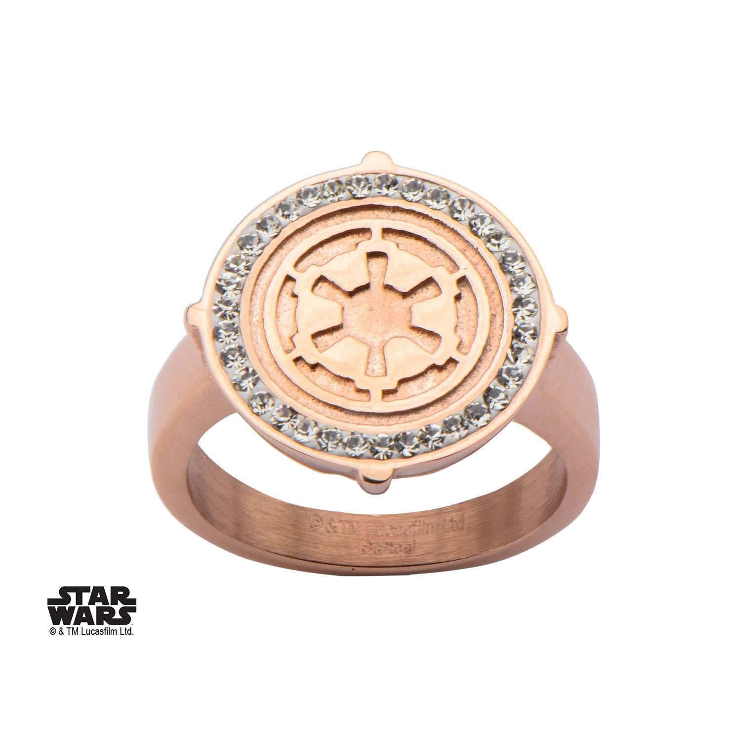 Star Wars Galactic Empire Symbol with CZ Ring