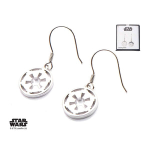 Star Wars Cut Out Galactic Empire Symbol Dangle Earrings
