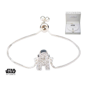 Star Wars R2-D2 with Clear Gem Bracelet