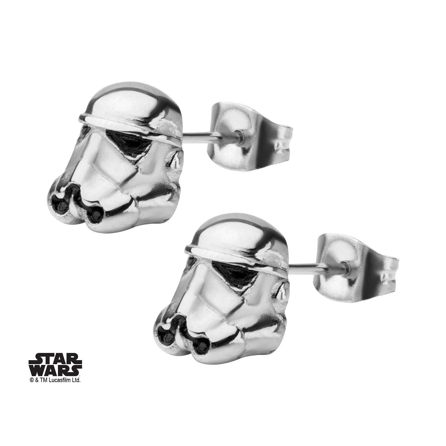 Star Wars 3D Stormtrooper Stud Earrings