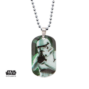 Star Wars Graphic Stormtrooper Kids' Dog Tag Pendant Necklace