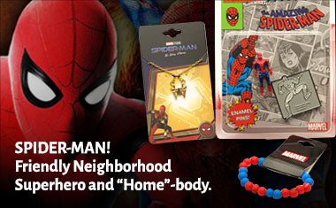 SPIDER-MAN! Friendly Neighborhood Superhero and “Home”-body. - Jewelry Brands Shop