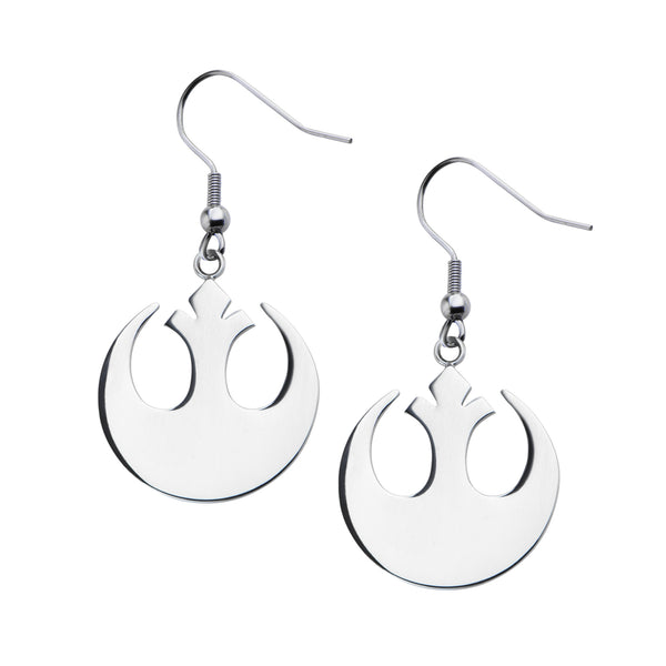 Star Wars Rebel Alliance Symbol Hook Dangle Earrings