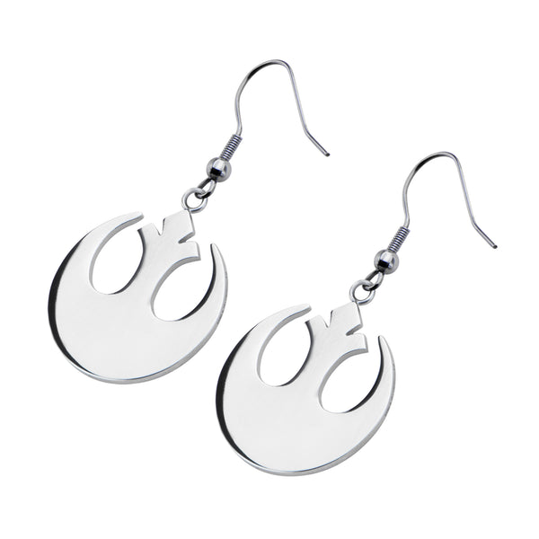Star Wars Rebel Alliance Symbol Hook Dangle Earrings