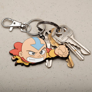 Avatar: The Last Airbender Flying Chibi Aang Keychain - Jewelry Brands Shop