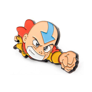 Avatar: the Last Airbender Flying Chibi Aang Lapel Pin - Jewelry Brands Shop