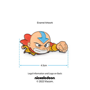 Avatar: the Last Airbender Flying Chibi Aang Lapel Pin - Jewelry Brands Shop