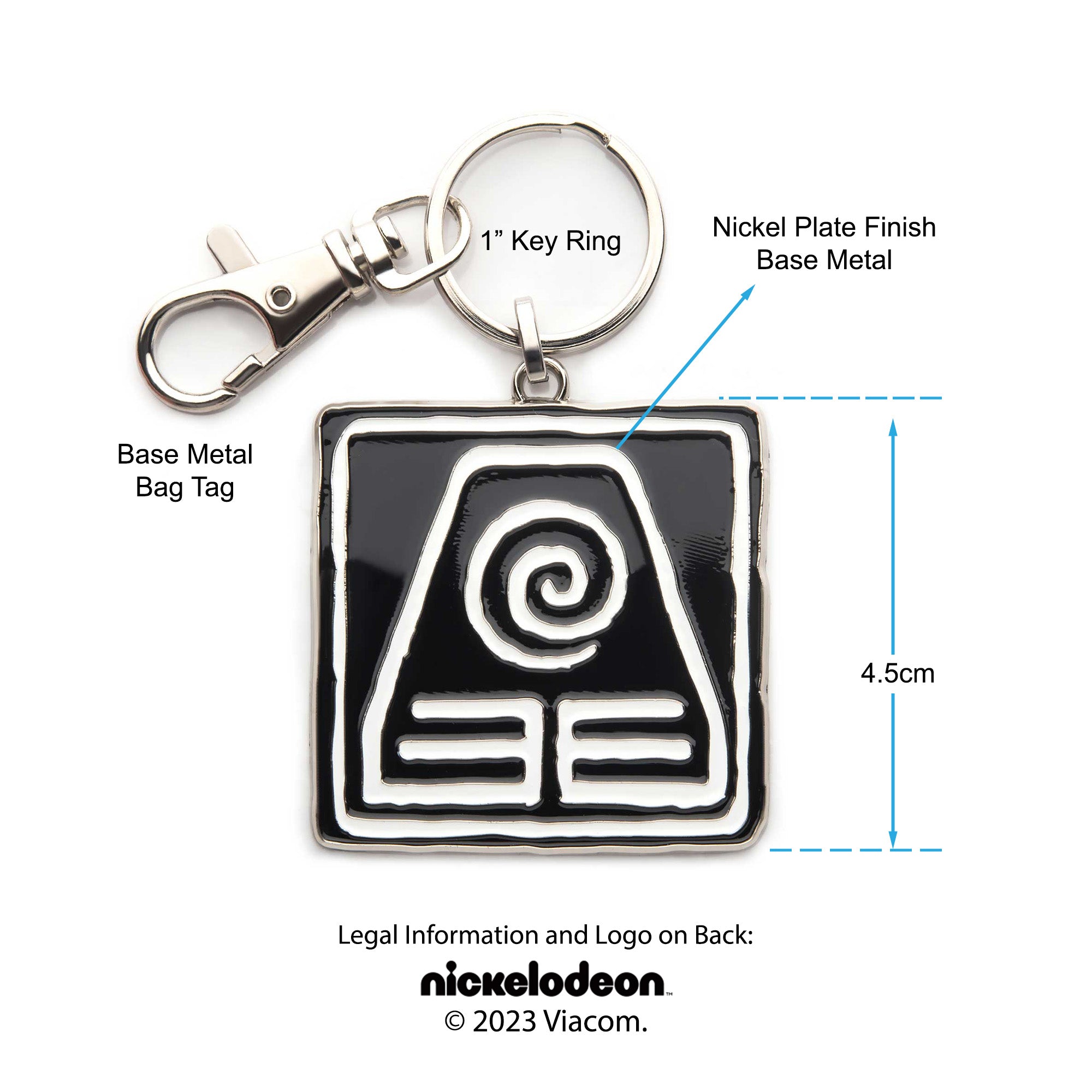 Avatar: The Last Airbender The Earth Kingdom Symbol Keychain - Jewelry Brands Shop