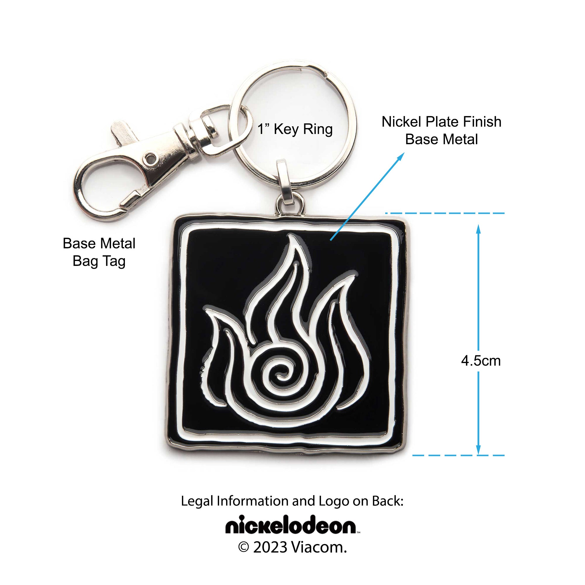 Avatar: The Last Airbender The Fire Nation Symbol Keychain - Jewelry Brands Shop